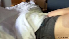 did i just catch you slipping into my ass? i'm your stepmom, this hotel bed mix-up is wild!