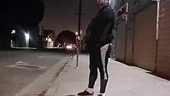 Gay Latino Selling Holes in Street