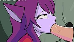 Hentai animated porn with three cute yordelis