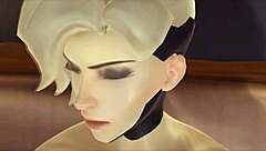 In Waifu Sex Simulator, Mercy Gets Her Big Ass And Tits Fucked Hard