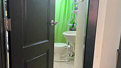 Stepsister Brushing Teeth In Shorts Reveals Her Nice Big Ass In Bathroom