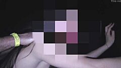 skinny girl fucked at gloryhole in front of cuckold?