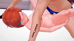 gwen ben10 learns new things in bikini