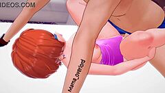 gwen ben10 learns new things in bikini