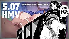 hmv hentai hardcore edit featuring machine gun by kira.