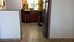 Hidden Sex With Stepmother's Husband