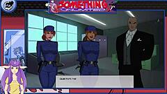 Redhead gets unlimited pleasure in this anime game