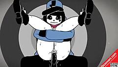 Mimes dash in cartoon adventure!