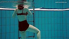 Dashka's Underwater Bikini Exploration in the Swimming Pool