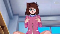 tea gardner motivates you before your duel joi - yu gi oh