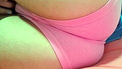A huge cock penetrates an ass and a big cock masturbates