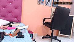 Pretty young girl Gerla has a solo pleasure time with a vibrator