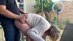 Having sex with my friend’s wife on the balcony