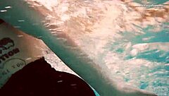 Small Dashka goes skinny dipping in the swimming pool