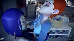 Raven X Gwen Futa Domination