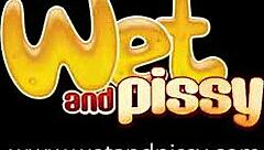 Playful blonde gets piss in mouth with toys for orgasm fun.