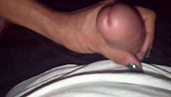 Bianca gets assfucked in cinema and licks cum!