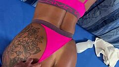 treasure hunter gets homemade anal doggystyle in garage