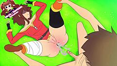 Doblaje Castellano D-Art Megumin X Kazuma Hentai Cartoon Anime