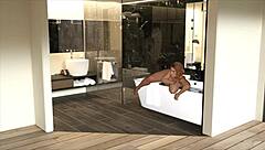 Nasty city hentai game ep 1 with homemade gloryhole feelings