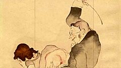 Cartoon pornography from the past with hairy anime women