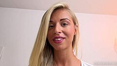 Beautiful Chloe Lacourt in hot DP action in a sex video casting