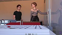 hot teacher giving handjob after foot massage in 3d hentai