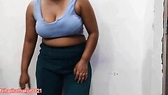 lonely girl plays with dildo alone