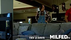 busty milf sneaks fuck with cable guy