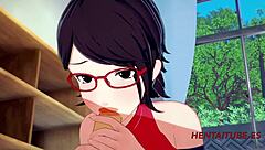 Boku no Hero Boruto: Asian schoolgirls in hardcore hentai 3D