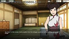 3D animated Naruto kunoichi trainer for Halloween season