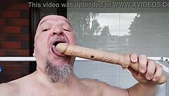 Small cocked gay gets some toy action in Finland