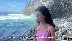 Stranger On Island Fucks Pussy In Cowgirl!