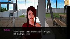 My new family episode 47 features brunette in homemade setting