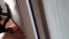 Boldly breaking into brazilian milf's ass with big cock