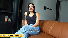 Shy Colombian girl gets her tight pussy pounded hard