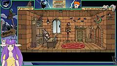 Big tits college teacher gets fucked in witch trainer game!