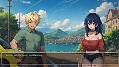 bluring the walls romance hentai game ep 3 teasing boyfriend with voyeurism ideas