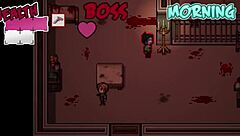 Facing a fast zombie in hentai game!