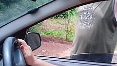 Naughty wife shows off her big wet pussy lips