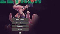 Zetria's wild hentai game with alien monster cock action