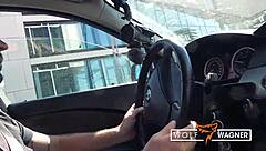 German Milf Julia Licks Cunilingus in Public