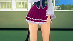 See through Akeno's DxD NTR madness in 3D cartoon