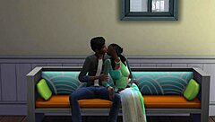 Monalisa Seduced in Pink Bra, Bent Over and Riding Old Man