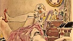 Classic erotic illustrations in hot animated form