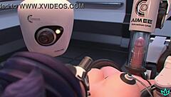 futa ahri gets milked by dominating ai