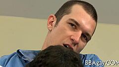 Intense gay action with large schlong in free porn video