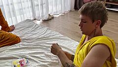 Cute twinks seduce each other into anal sex!