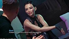 Finger play with a friend in a 3D hentai game
