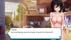 Curvy Gamer Girls Olivia Show Off Big Tits in 3D Hentai Play